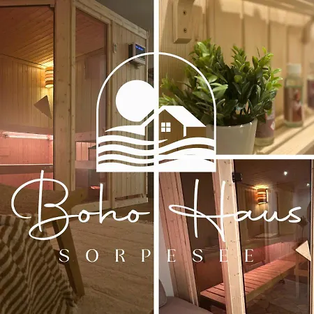 Boho Haus Sorpesee Mit Privater Sauna, Garten & 2 Baedern Nahe Promenade & Seegarten *