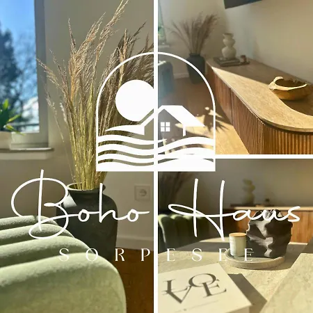 Boho Haus Sorpesee Mit Privater Sauna, Garten & 2 Baedern Nahe Promenade & Seegarten * Sundern
