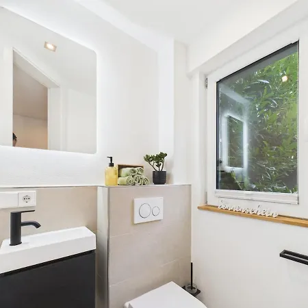 Boho Haus Sorpesee Mit Privater Sauna, Garten & 2 Baedern Nahe Promenade & Seegarten Sundern